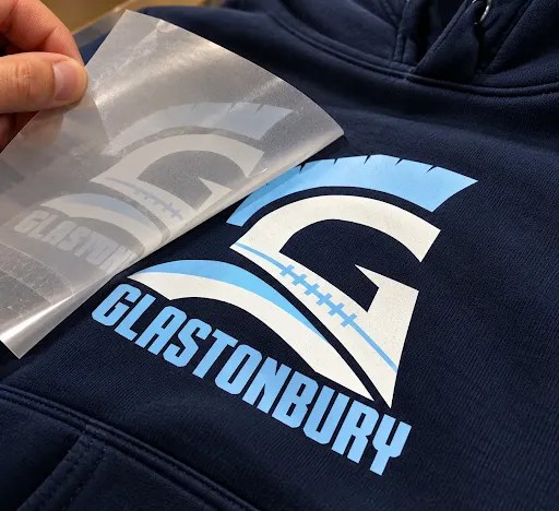 Direct-to-film printed hoodie