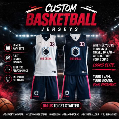 🔥 CUSTOM BASKETBALL JERSEYS 🔥